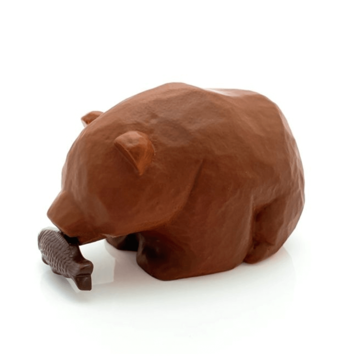 木彫りの熊　チョコレート